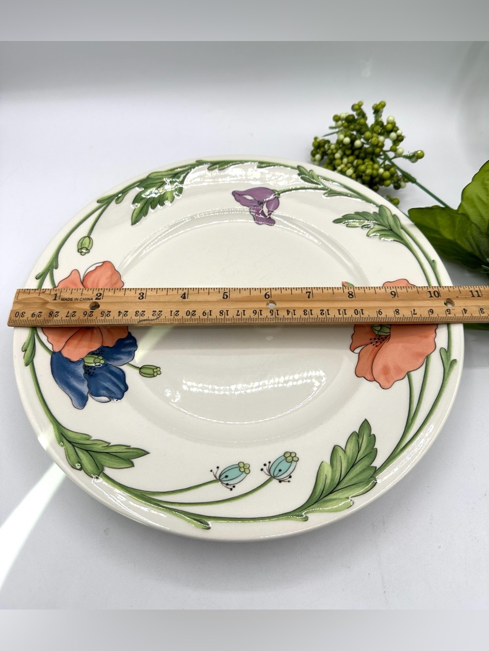 2 Villeroy & Boch Amapola Dinner Plates. W. Germany - Picture 6 of 11